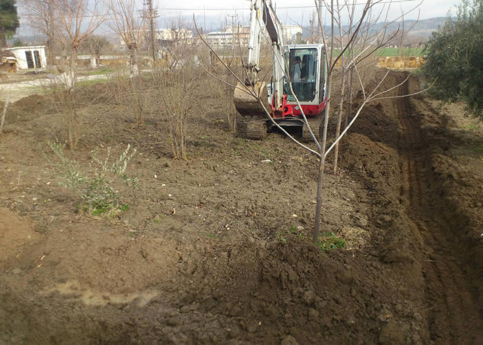 Otomatik Sulama Kanalı Kazıları