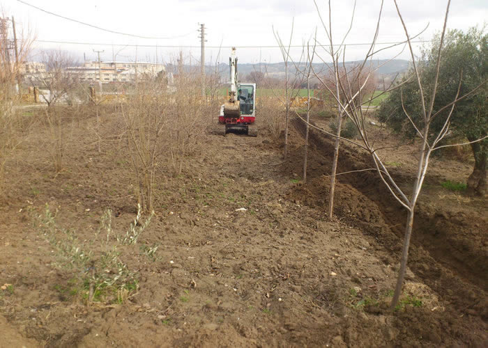 Otomatik Sulama Kanalı Kazıları