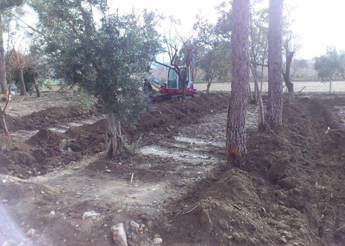 Otomatik Sulama Kanalı Kazıları